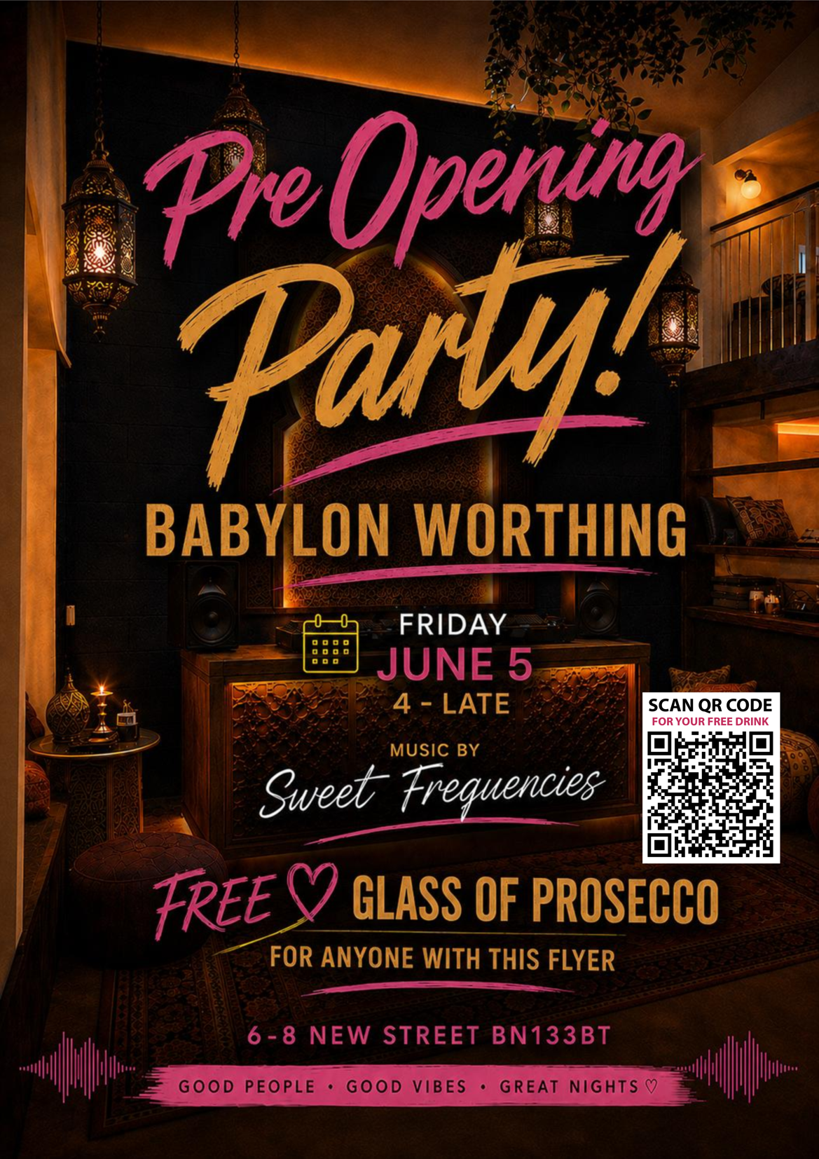 Babylon Worthing Pre Opening Party