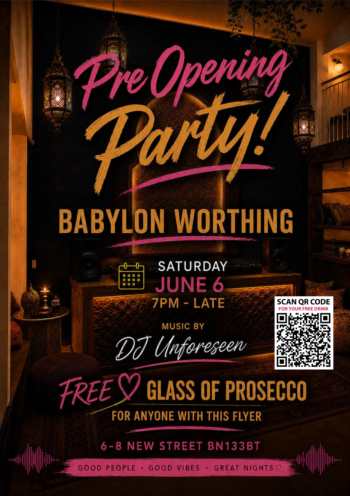 Babylon Worthing Pre Opening Party